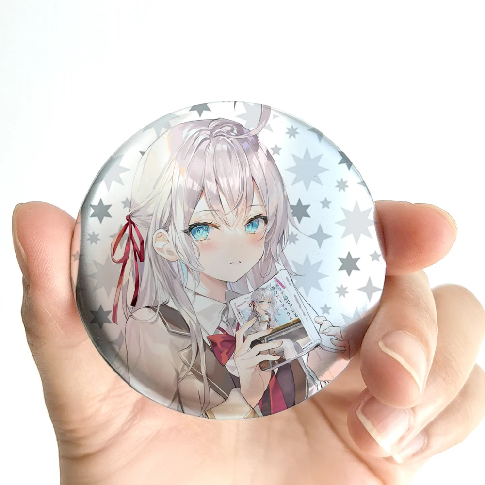 Anime Alya Sometimes Hides Her Feelings in Russian Alisa Mikhailova Kujou Cosplay Badge Decoration Pendant Xmas Birthday Gift