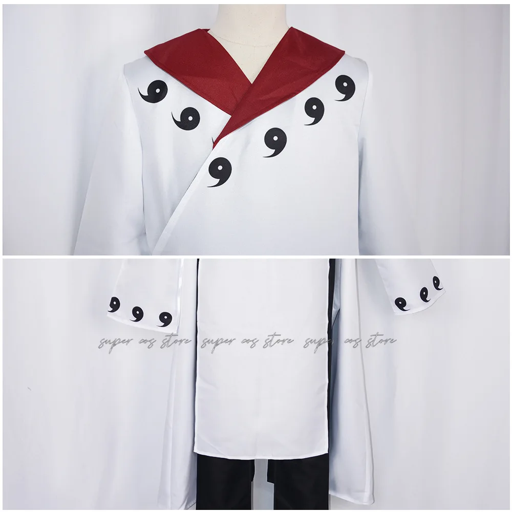 Uchiha Madara Anime Cosplay Costume White Outfits Man Halloween Cosplay Uchiha Madara Clothing customized