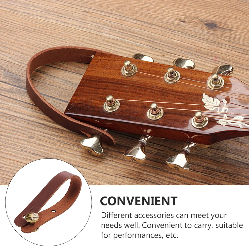 

Guitar Strap Non-Slip Buckle Set Headstock Straps For Guitar Ukulele Premium Accessories Anti-Slip Strap