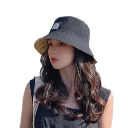 Women's Packable Mesh Sun Hat Summer Beach UV Protection UPF Wide Brim with Chin Strap Two-Side Wearing