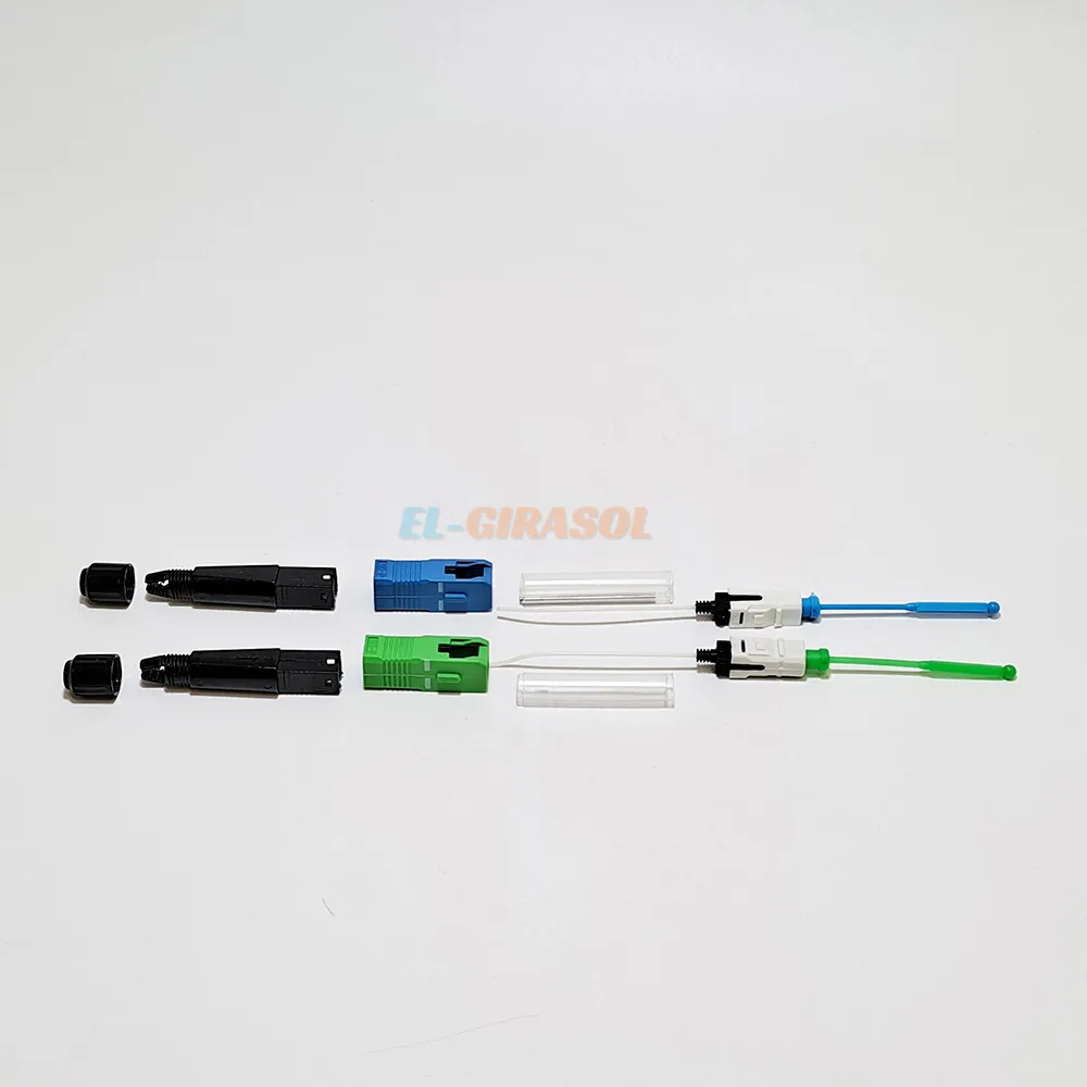 SC APC/UPC Quick Connector Optical Fiber Fusion Fast Adapter SC/UPC SOC Splice On Connector Optical Fiber Fast Connector FTTH