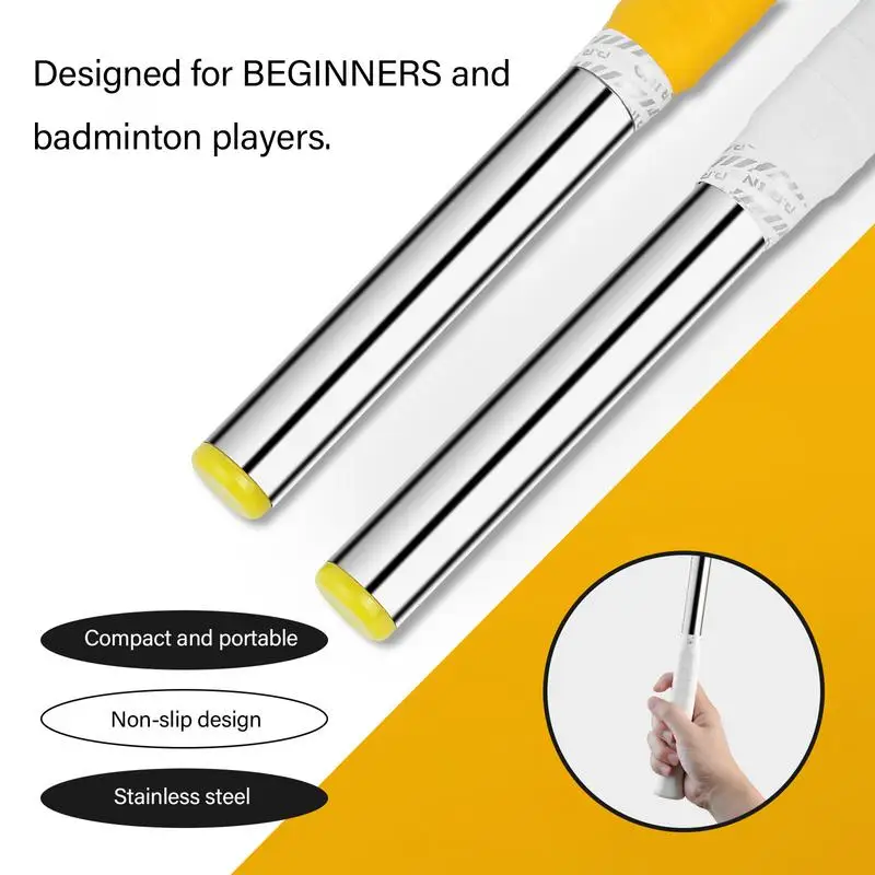 Badminton Schläger Swing Trainer Tragbare Handgelenk Kraft Trainer Haltungen Korrektur Stange Effiziente Trainer Pole Badminton Hilfs