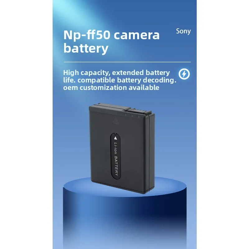 소니 IP200 IP220 카메라 배터리용 NP-FF50 NP-FF51 배터리 7.2V 850mAh 충전식 배터리 및 충전기