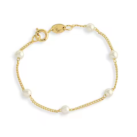 Pulseira Infantil Doce Encanto Roma Joias - Folheada a Ouro 18K | PL1631606 | 16cm