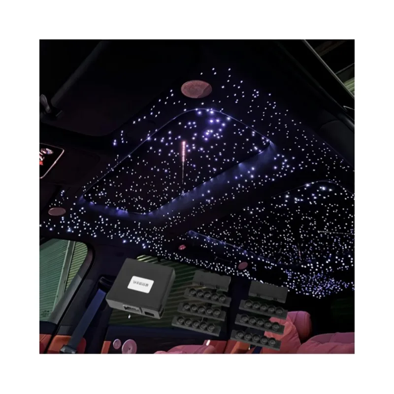 Wholesale Price Mini Host Romantic Fiber Optic Starry Sky Light Kit App-Controlled Color-Changing Light Auto Interior Lighting