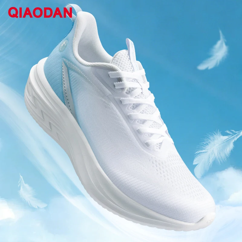 QIAODAN Qingsun 6Lite Men Running Shoes 2026 Summer Breathable Mesh Lightweight Soft Sole Sneakers QXB023262204