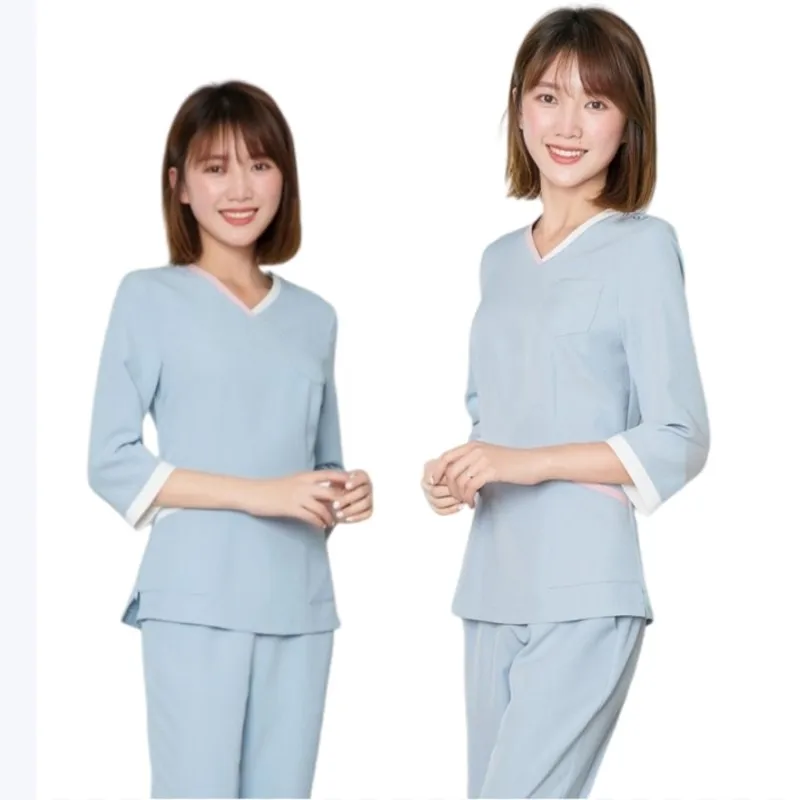 

Dental Clinic Nurse Clothing Womens Scrub Sets Summer Beauty Salon Work uniform medical Nursing outfits Doctor overalls workwear