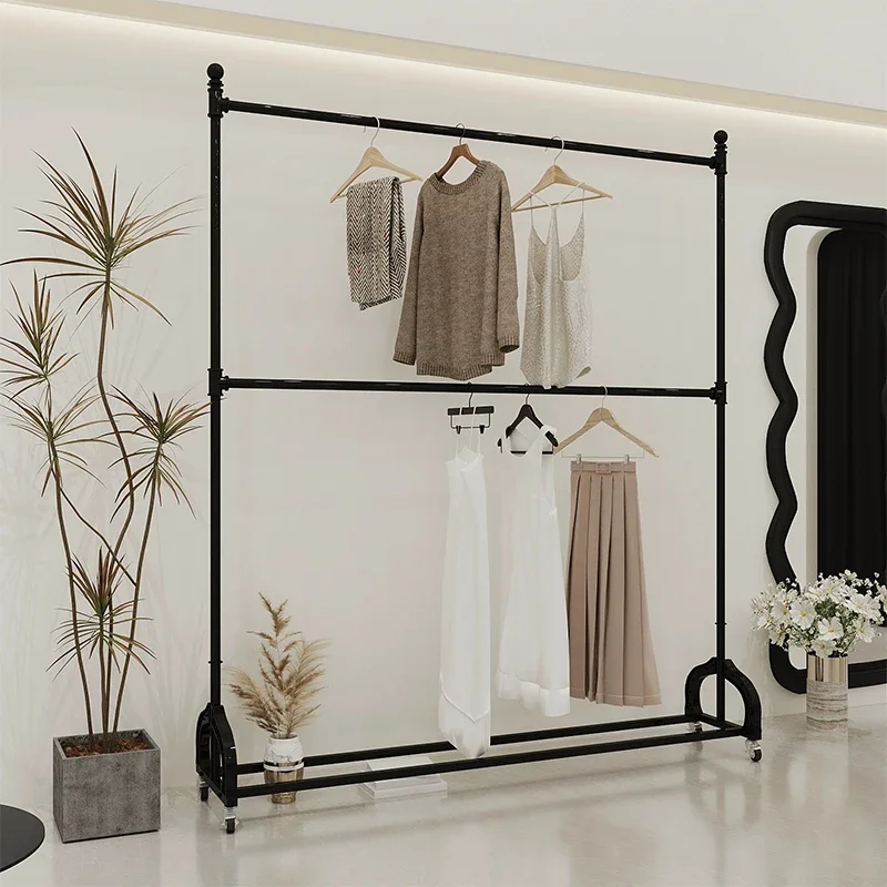 Black Balcony Coat Racks Minimalist Vintage Nordic Modern Coat Racks Bedroom Library Tendedero Ropa Plegable Home Furniture