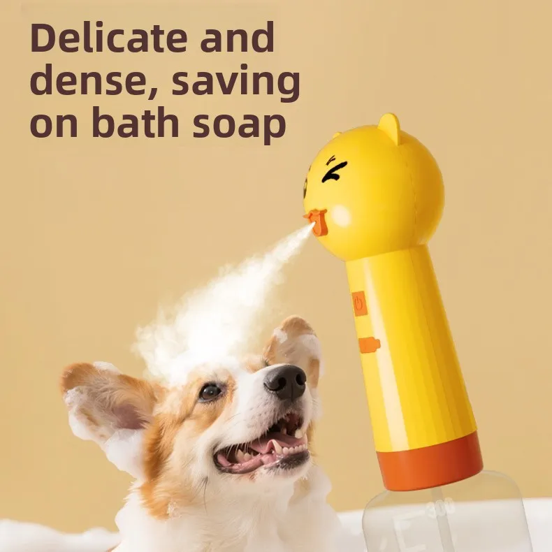 Automatic Pet Foam Machine Dog Cat Shower Foamer Intelligent Pet Bathing Tool Home Pet Grooming Cleaning Supplies