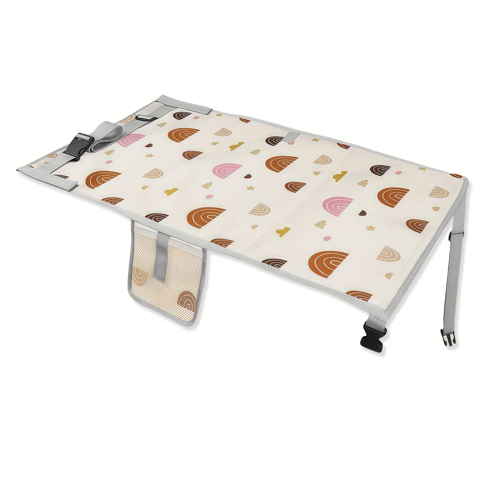 Portable Child Seat Extension Pad Airplane Bed with Storage Bag Baby Airplane Car Seat Extender Leg Rest Hammock for Children