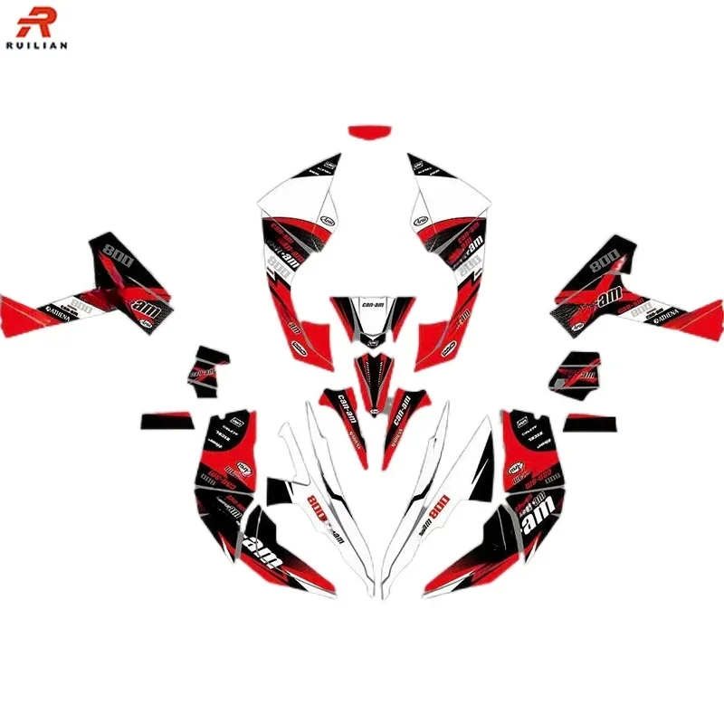 

3M Motorcycle Team Graphic & Backgrounds Decal Sticker Kits for CAN AM Renegade 500 800r 800x 1000