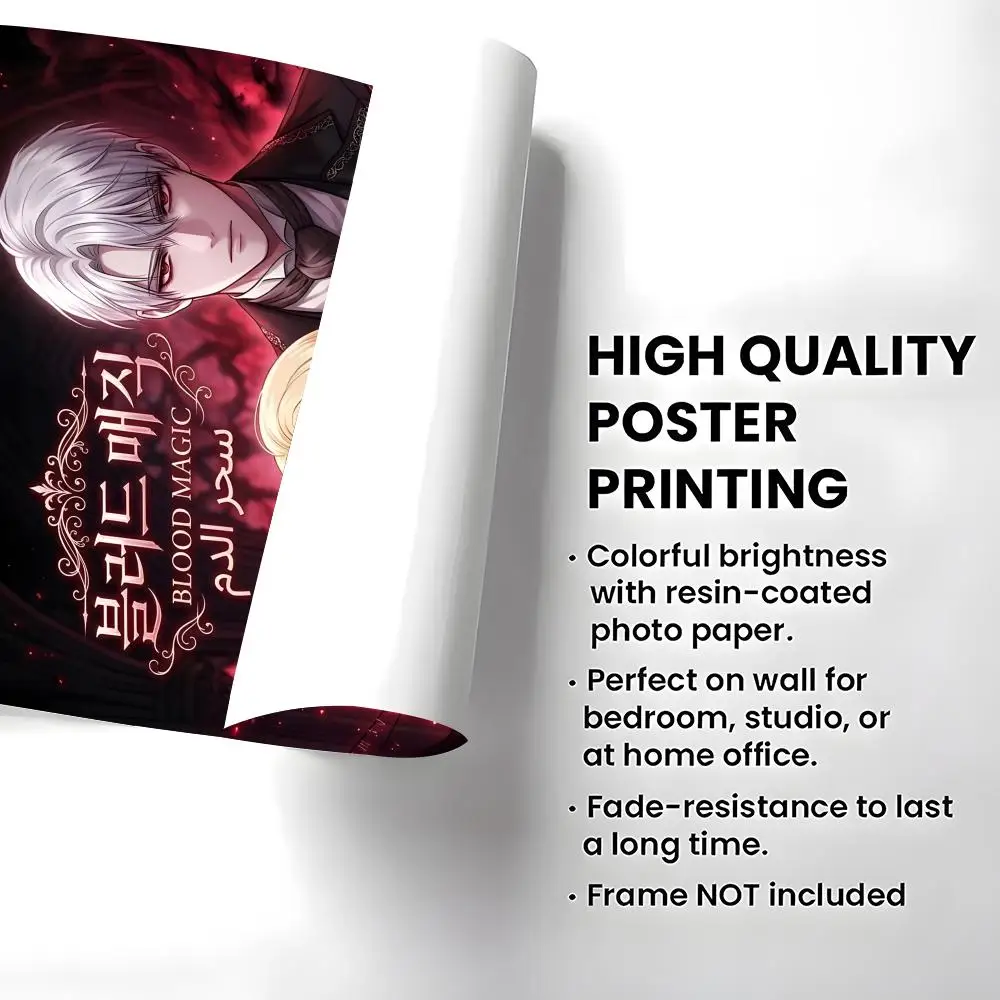 Manhwa-Kill the Villainess Poster High-definition  poster stickers, suitable for bedroom, living room, home decoration
