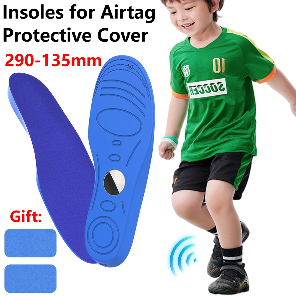 Insoles for Airtag Tracking Devise Hidden Holder Comfortable Securely Mounted Shoe Inserts Shoe Insoles for Elders and Kids