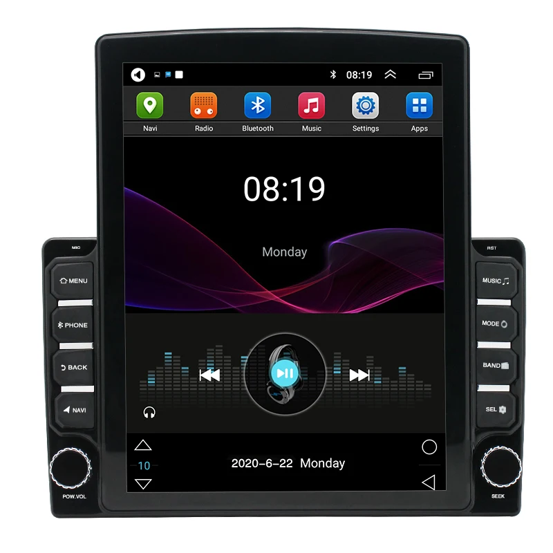 2026 9.7 Inch Vertical Touch Screen Car Universal Android Autoradio All in One Navigation 2din Android Car GPS Radio