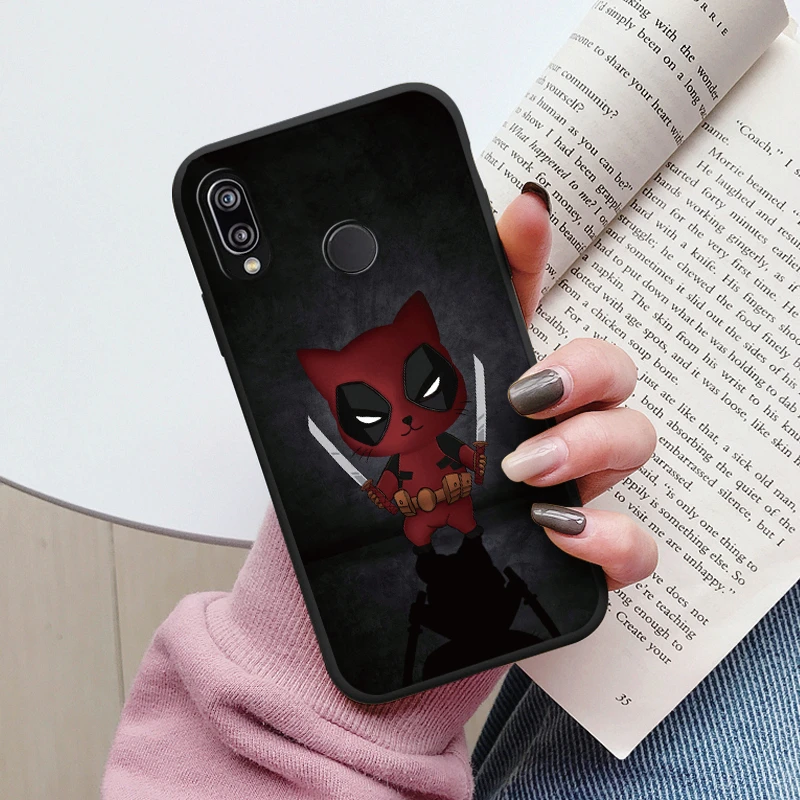 For Huawei P20 2018 P20 Lite P 20 Pro Cover Cute Cartoons Heart Cat Soft Silicone Shockproof Phone Case For Huawei P20 Fundas - view 6