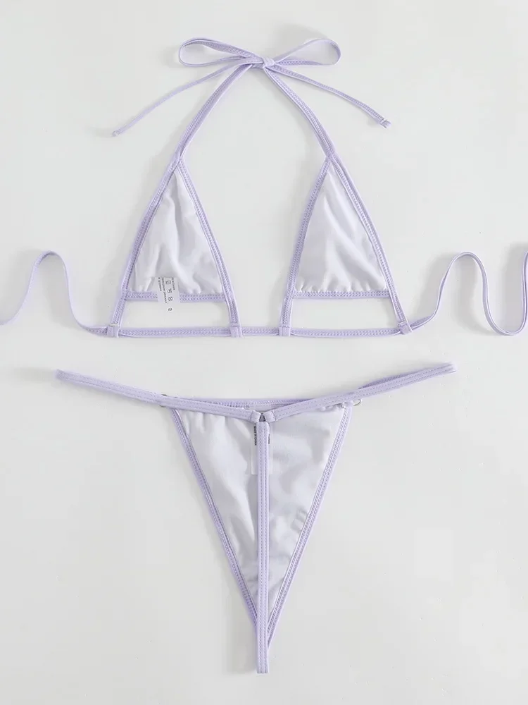 Sexy Faltig Extreme Mini Micro Tanga Bikini Frauen Bademode Weiblichen Badeanzug Zwei-stück Bikini Set Badende Badeanzug Schwimmen dame