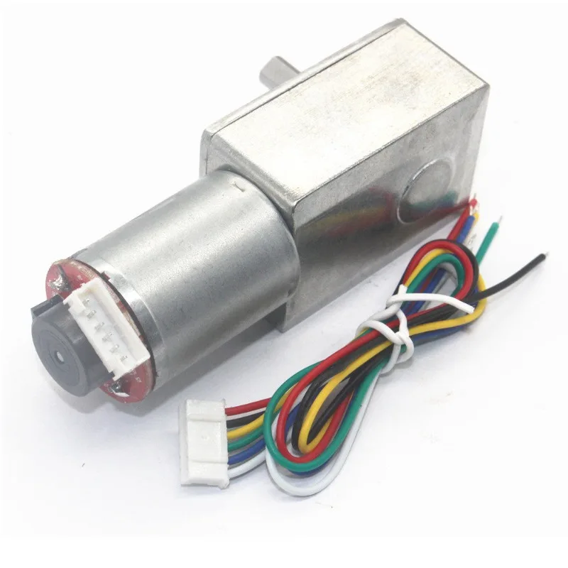For JGY-370 Turbo Worm Motor, Hall Encoder, with Speed Measurement, Signal Feedback, Motor