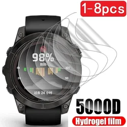 Screen Protector Compatible for Garmin Fenix 7X 7 7S Pro 5X 5 5S Plus Fenix 6 6S 6X Pro Film Foil Hydrogel Protective