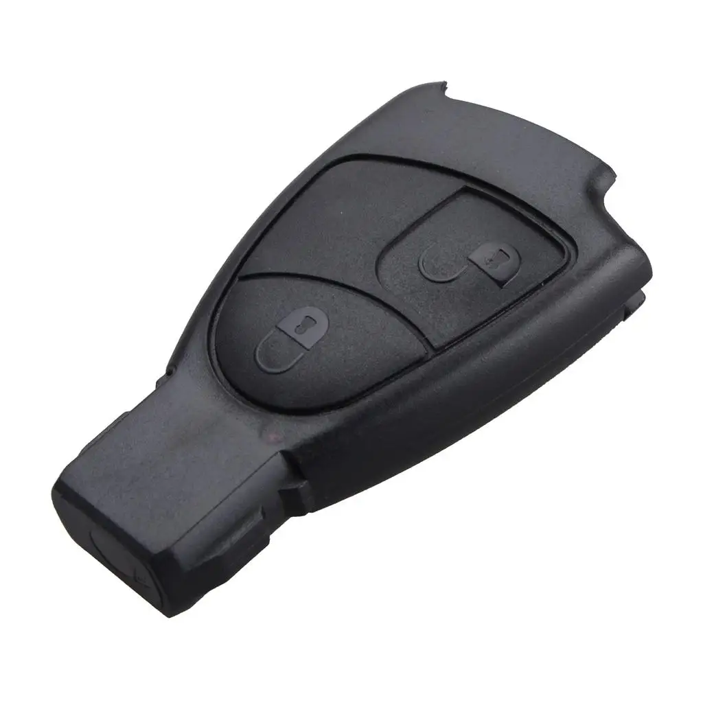ABS Remote Key Fob Case Two Button Car Key Cover Compatible for C E ML S CLK Class Aftermarket Shell