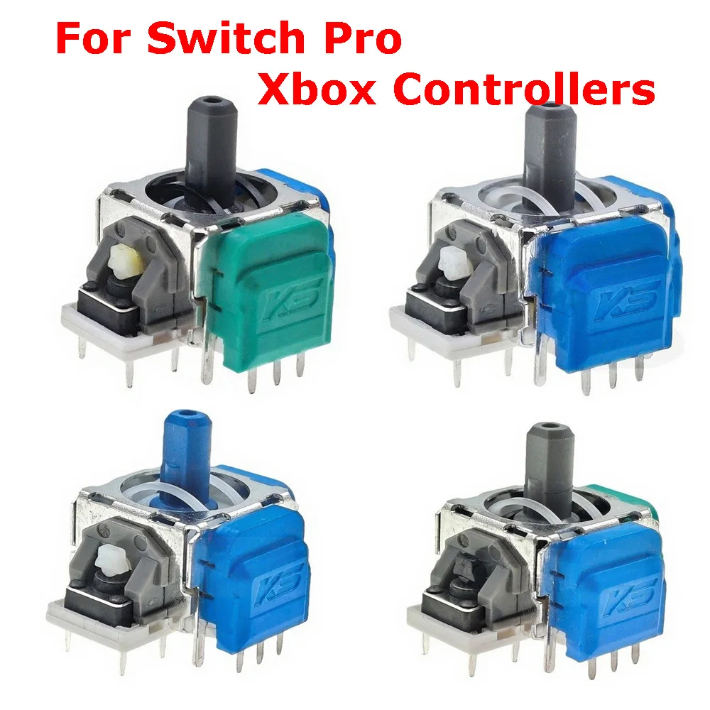 

For Switch Pro Xbox Controllers Angle TMR Control Silver Joystick TMR Magnetic Resistance Joystic