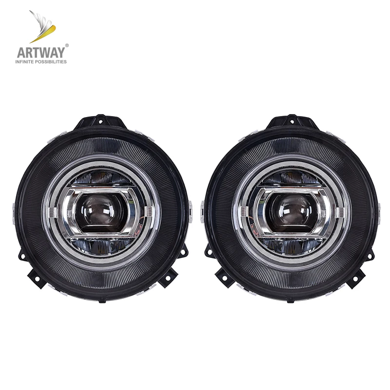 LED رئيس مصباح W464 نمط المصابيح الأمامية ل Ben-z G-class W463 G550 G500 G63 G65 رئيس ضوء #6