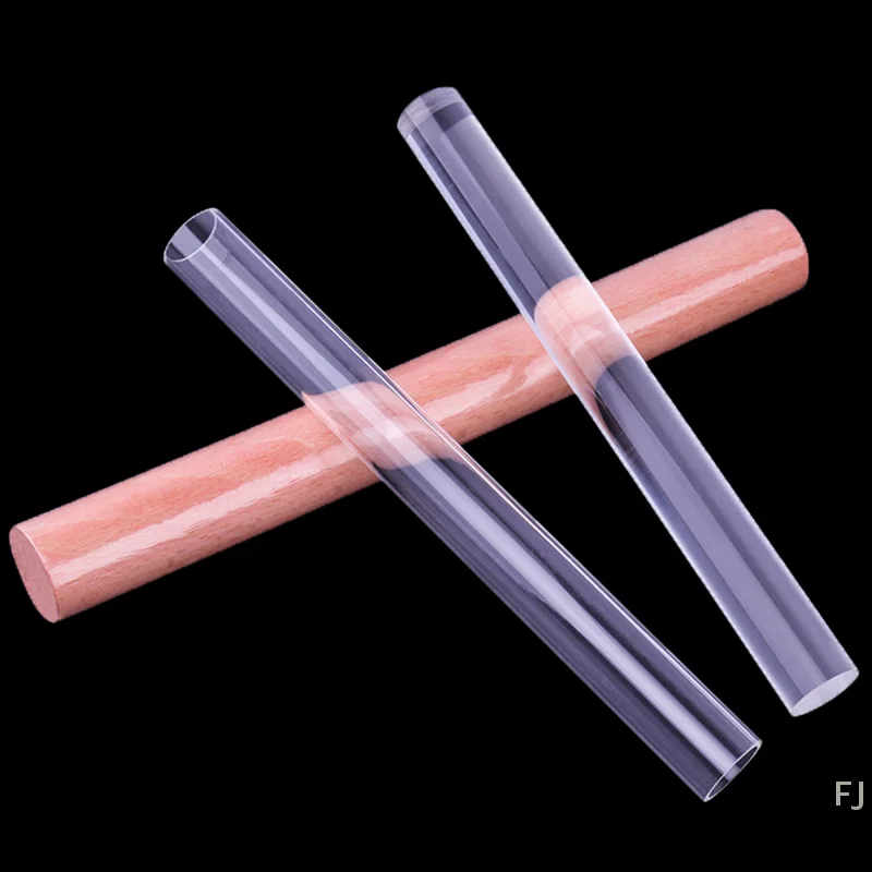 

[YU]Solid Transparent Pottery Clay Roller Acrylic Clay Polymer Clay Rolling Roller Stick DIY Tools Handmade Pottery Tools