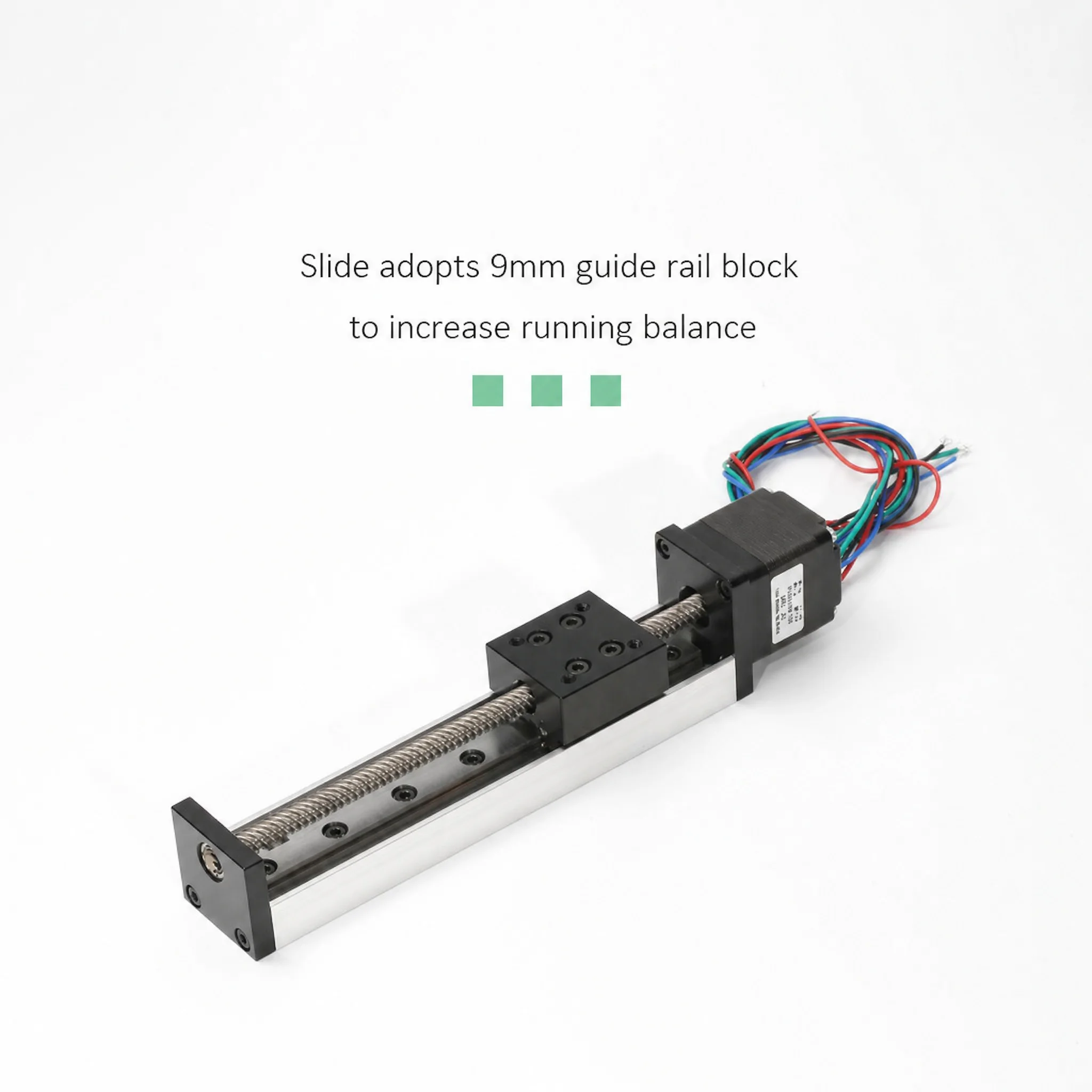 GX28 Mini Precision Linear Stage Module T6 Lead Screw Guide Rail Nema17 Stepper Motor 50-300mm Travel