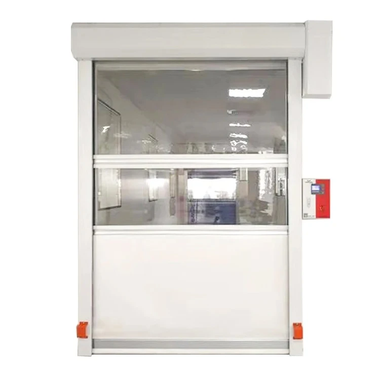 Brand New Custom Factory Rolling Shutter Door Wireless Switch Fast Door Swipe Card Access Control Automatic Fast Door