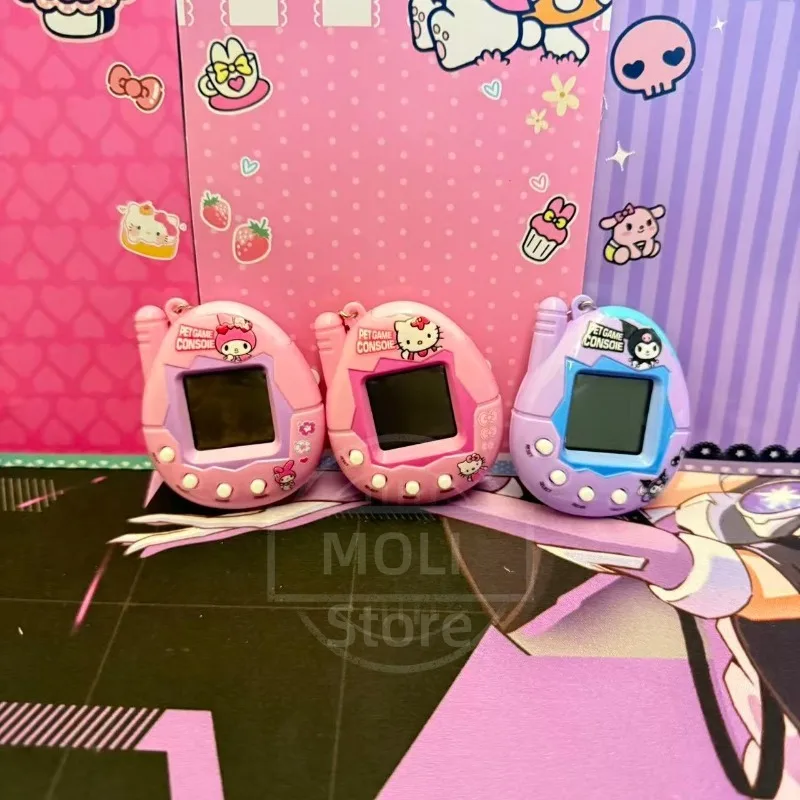 

Kawaii Hello Kitty Virtual Pet Interactive Toy Anime Cartoon Kuromi My Melody Cute Child Fashion Toy Festival Gift Wholesale New