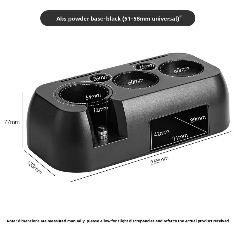 

51-58mm Universal Coffee Pad Non-slip Dispenser Alikisscafe Tamper Cutlery Holder Station Stand Rack Base Calibrated Portafilter