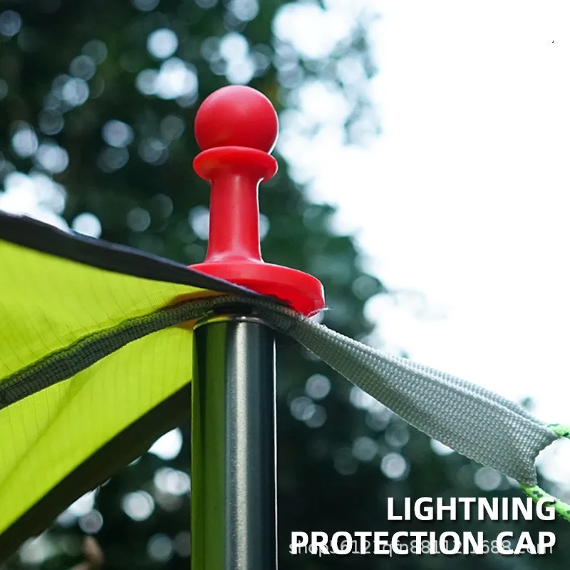 Outdoor camping tent support rod Insulated plastic Safety protection Camping column Thimble canopy pole