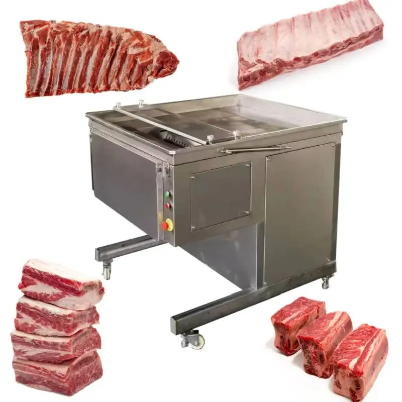 High Efficiencycommercial Electric And Bone Band Saw Machinemeat Cube Cutting Machineelectric Frozen Meat Slicer