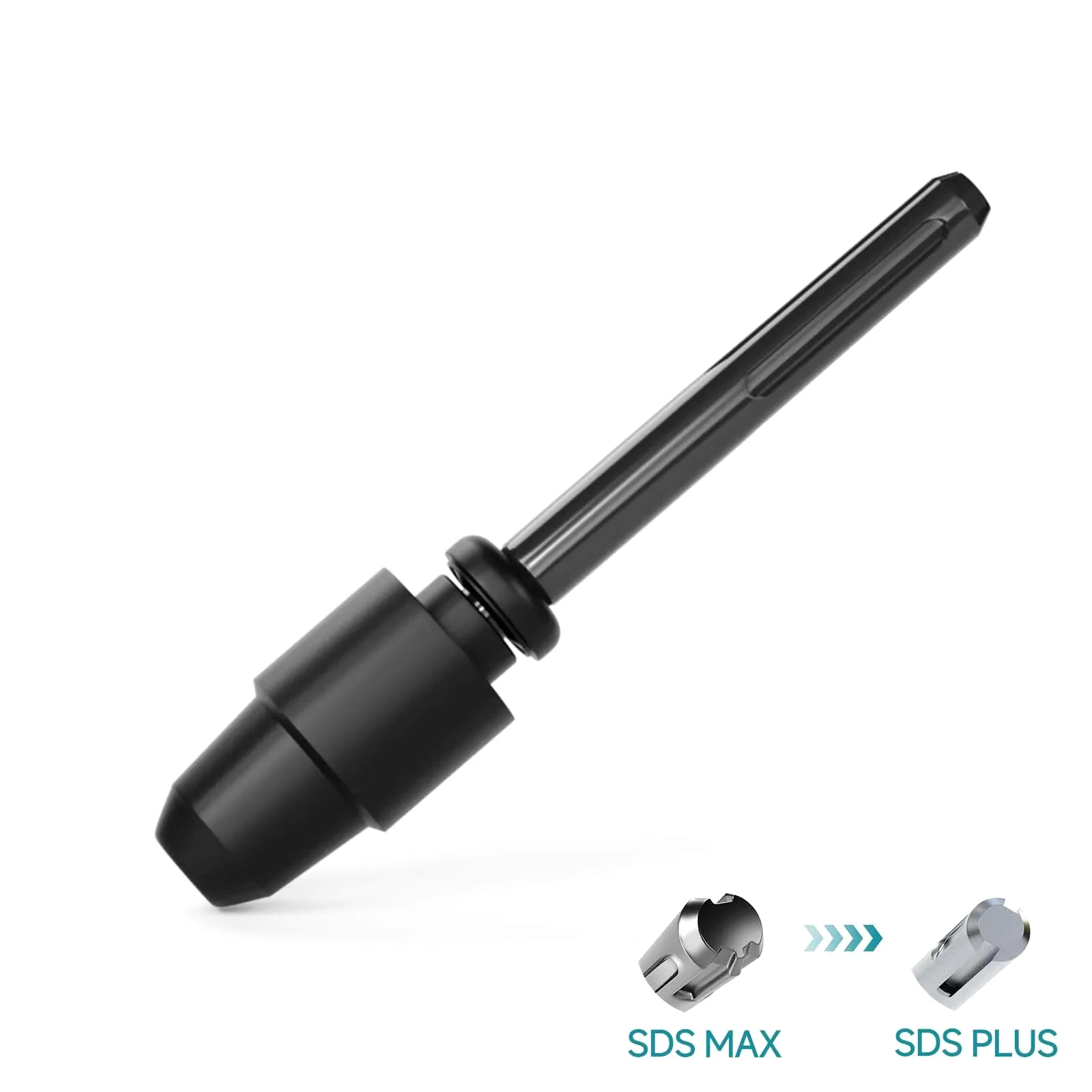 1Pc SDS Max To SDS Plus Chuck Adaptor Drill Bits Converter for Rotary Hammer Drill Tool Connecting Power Tools Accessories 220mm