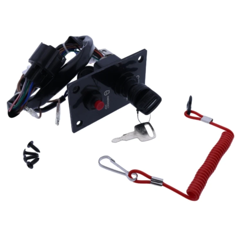 STLF Aftermarket Marine Parts Ignition Key Switch Panel 37100-96J24 3710096J24  For  Outboard Boat Motor Engine
