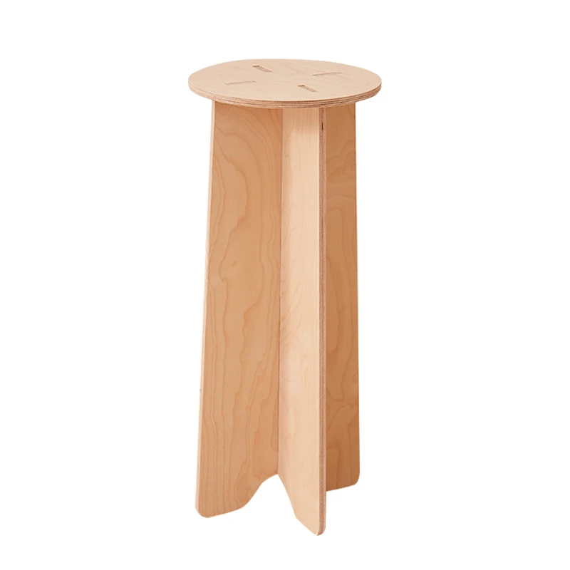 Simplicity All-round Clothing Store Bag Display Rack Photography Products Solid Wood Base Window Dressing Platform Display Stand