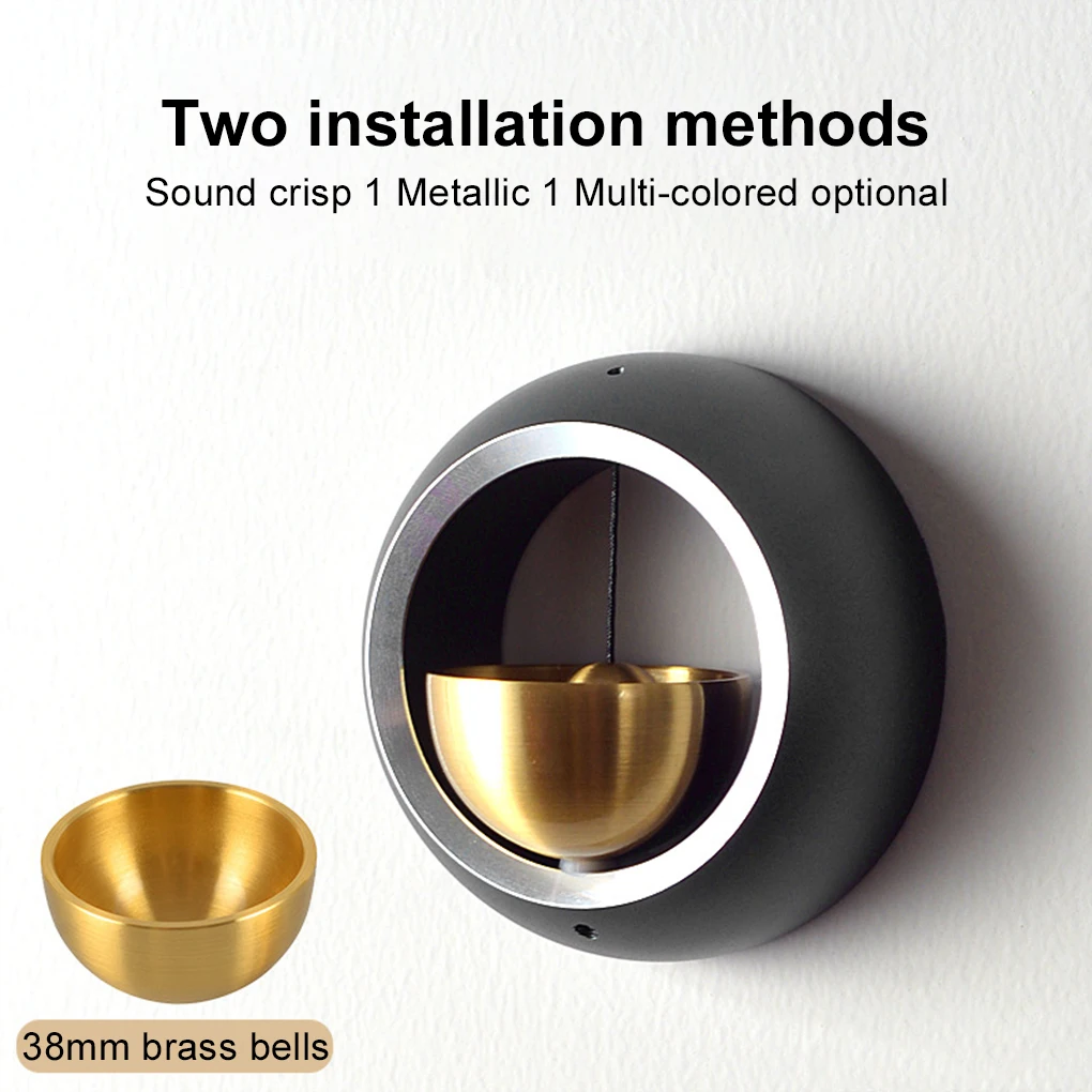 Copper Upgrade Home Security With Stylish Door Bell Chime For Door Opening Corrosion Resistance.