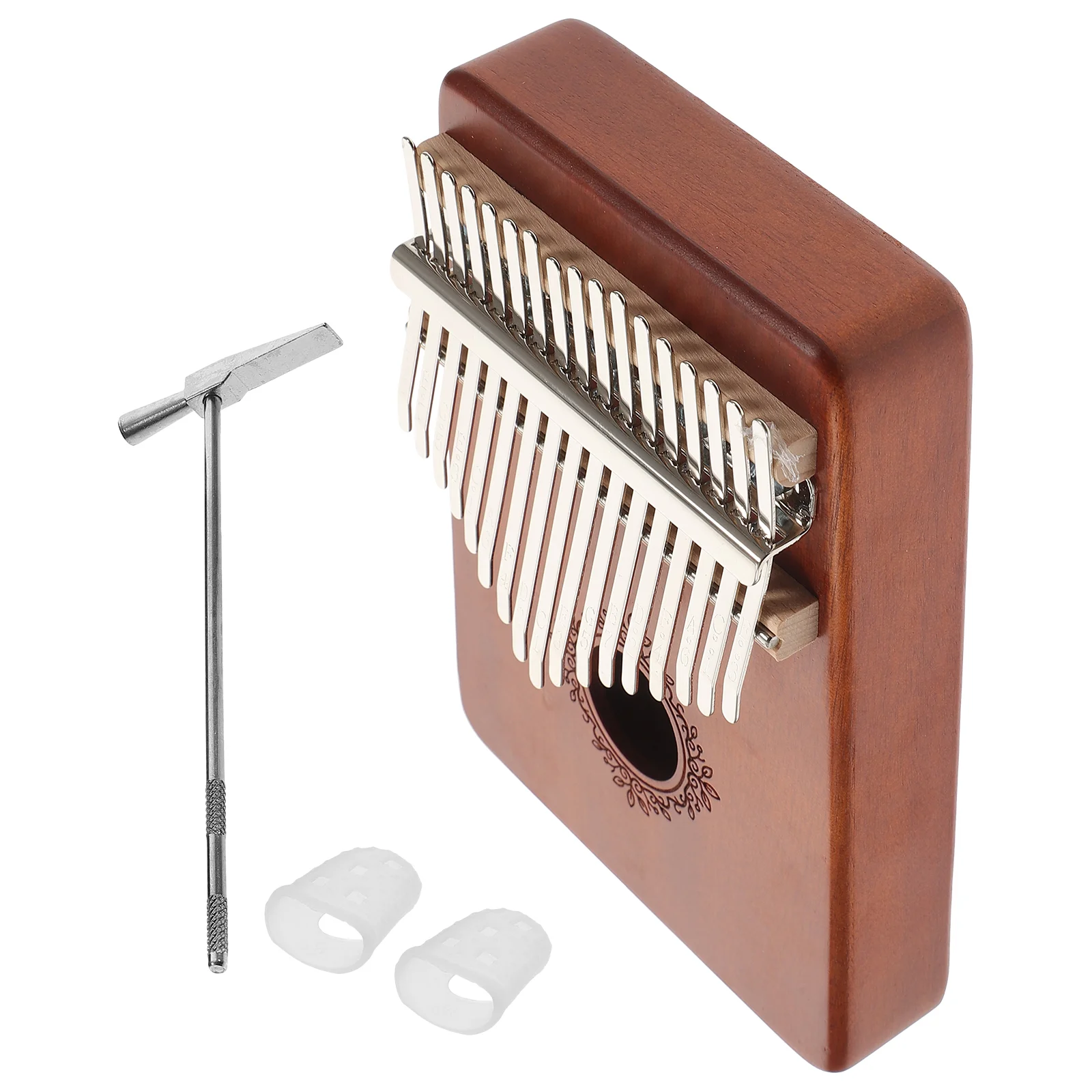 

Thumb Small Kalimba for Beginner Wooden Instruments Piano Adult Portable 17 Keys Finger Kids