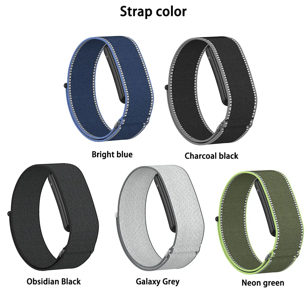 Soft Nylon Wristband Exclusively for Garmin CIRQA Smart Band Lightweight One-Piece Strap Breathable for Garmin CIRQA Smart Band