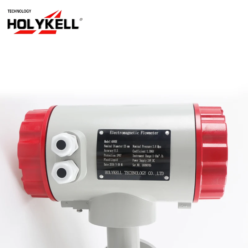 Holykell water flow measurement device milk flow sensor tri clamp mag flow meter