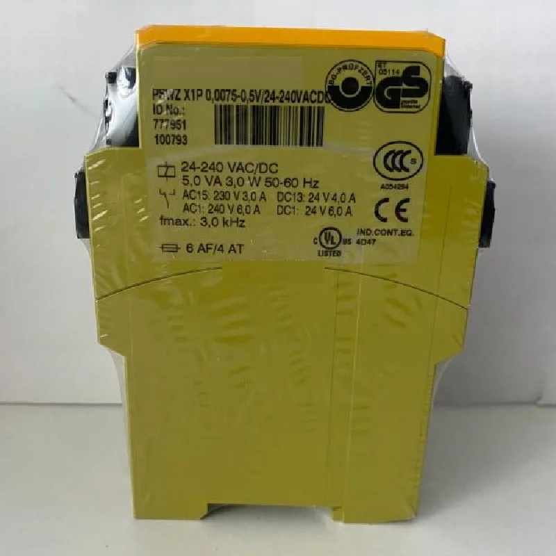 

New For Pilz PSWZ X1P 777951 Safety Relay Module 24-240V 2N/O 1N/C 2SC