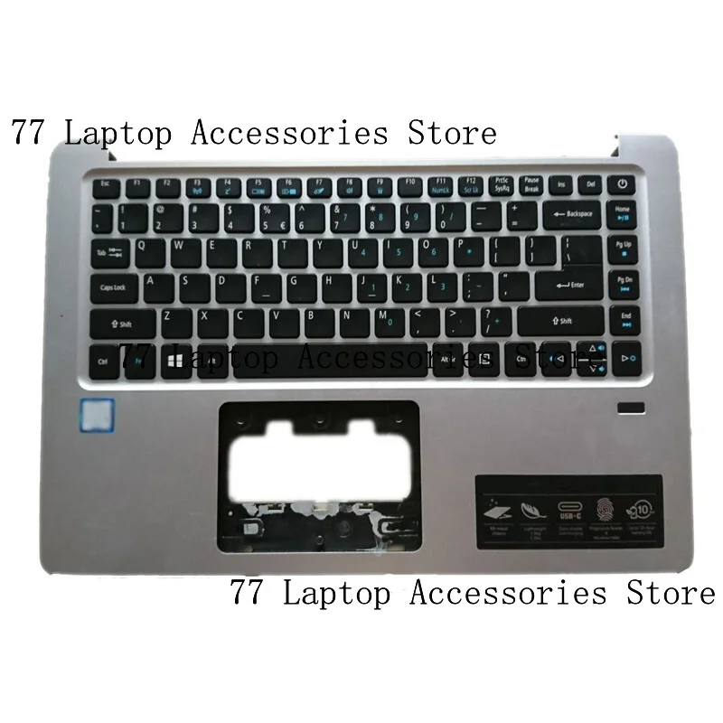 

Laptop Silver PalmRest&Backlit Keyboard For ACER Swift 3 SF314-51 English US New