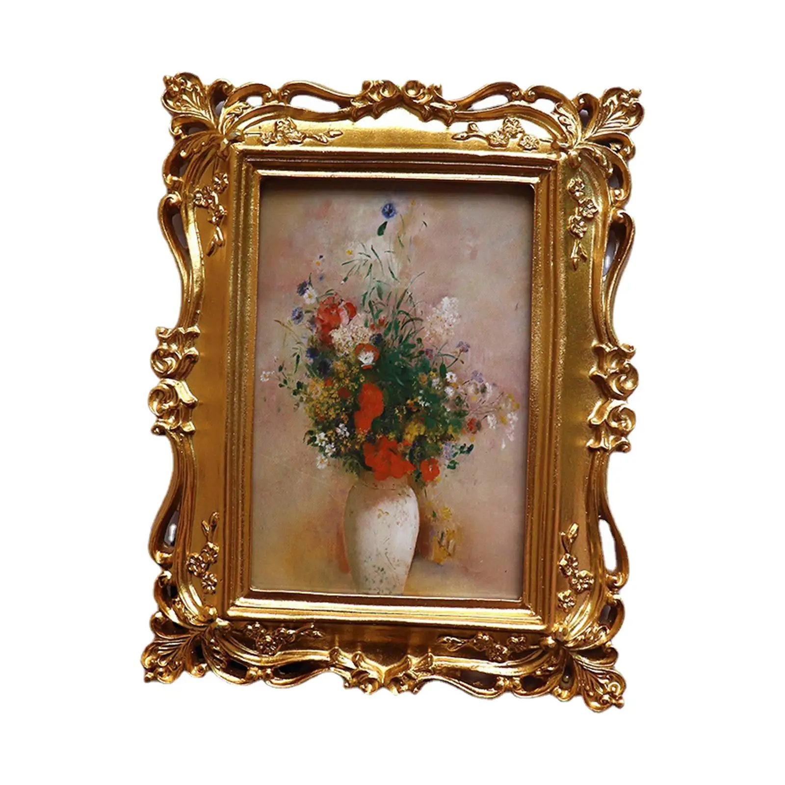 Decorative Decorative Retro Photo Frame Rectangle Resin Crafts Tabletop Wall Mounted Holder for Bedroom Wall Decoration - Aliexpress Deal