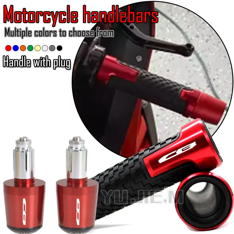 ホンダ-cb125r-cb150r-cb190r-cb250r-cb300r-cb400-cb500x-cb500r-オートバイハンドルバー、グリップハンドルバーグリップ、エンドキャッププラグ