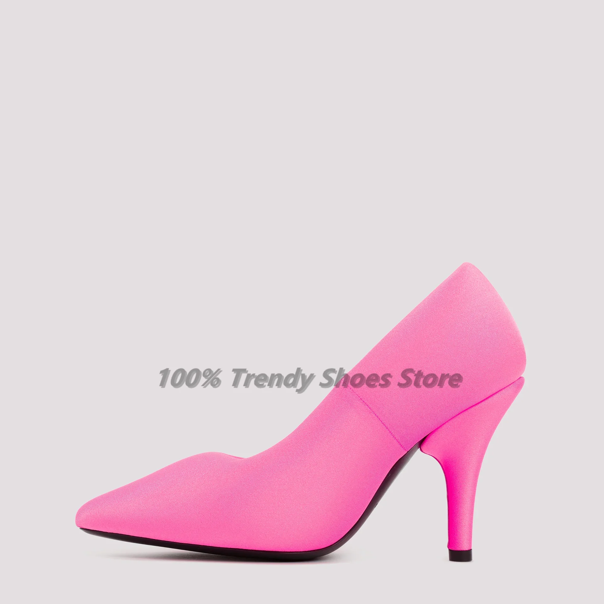 Hot selling Bright Colored High-heeled Single Shoes in Europe and America, New Pointed Thin Heeled Women's Shoes