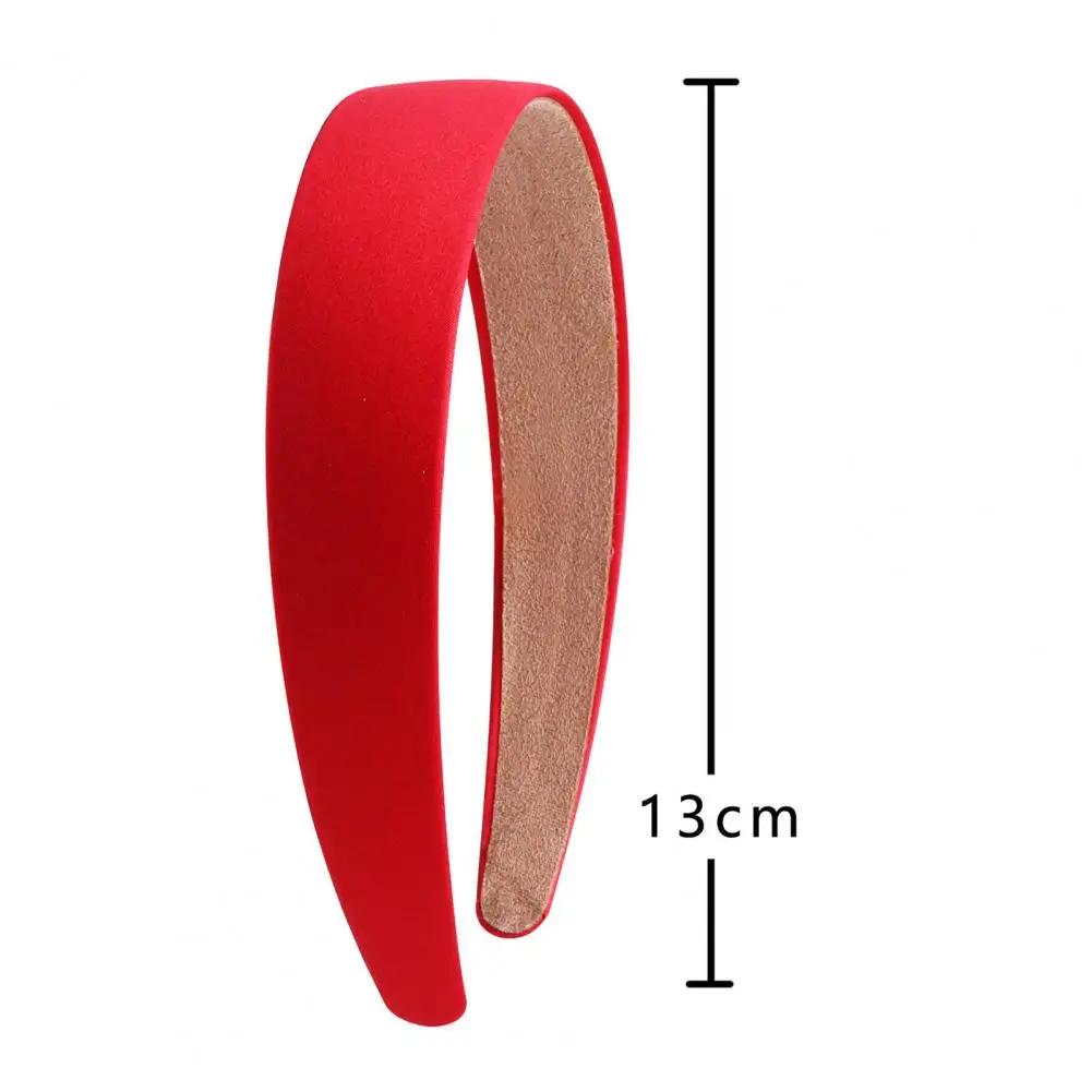 Chic  Hair Hoop Elegant Simple Pure Color Hair Band Colorful Flexible Ladies Headband for Party