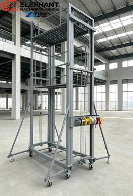 Electric Scaffolding Elevator Type Automatic Lifting Mobile Aluminum Work Scaffold With Platform