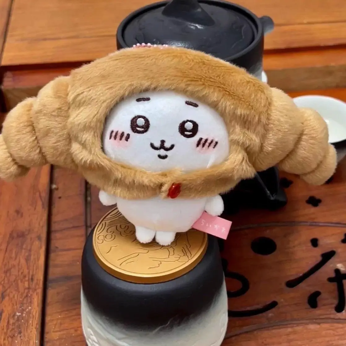 

Милая плюшевая игрушка-кроассан Чиикава Хачиваре Усаги, подвеска для сумки, брелок для ключей, подарок на день рождения, украшение для дома, Кавайи