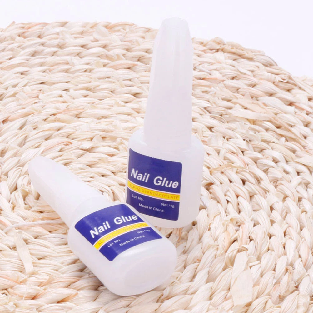 5 قطعة مسمار الفن الغراء قسط فرشاة آمنة على إصلاح الأظافر المكسورة الاكريليك صالون مانيكير أداة اضغط على مسمار الغراء DIY كيت #2