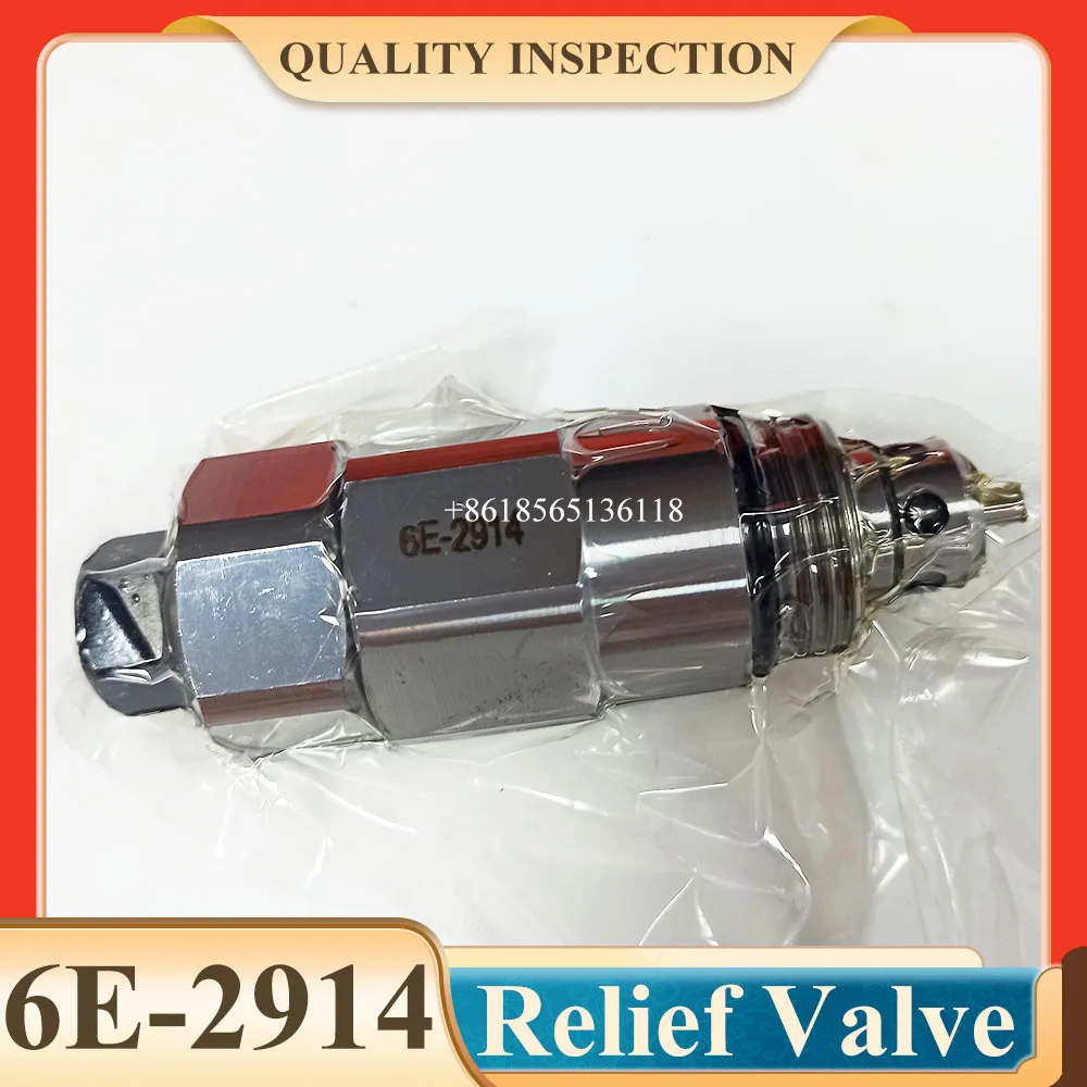 Valve GP Relief 6E-2914 6E2914 for Excavator 320 320L 320N Material Handler M325B Engine 3116