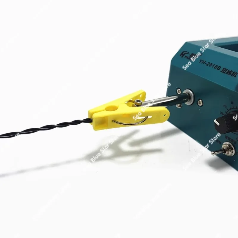Foot-pedal electric wire twisting machine, adjustable speed, positive and reverse rotation, wire braiding, winding,  and